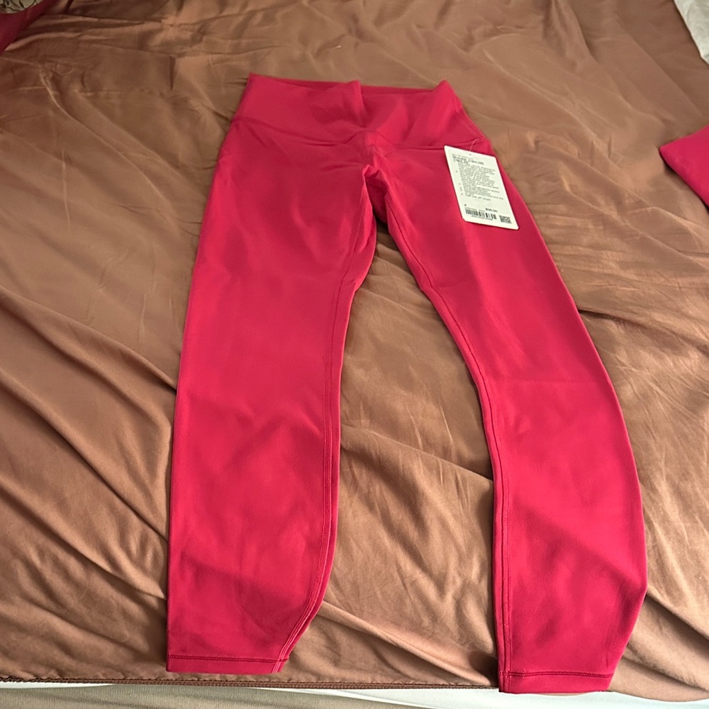 Lululemon Athletica Vibrant Pink Leggings. Brand new with tags.